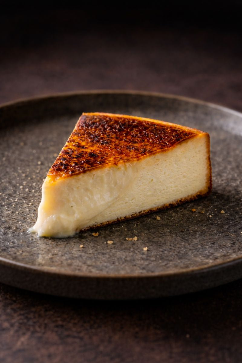 Vanilla Bean Basque Cheesecake
